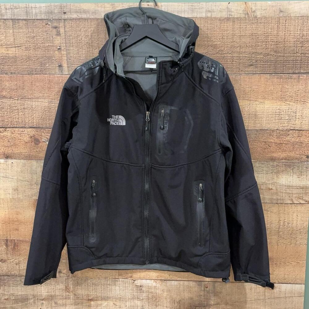The North Face Summit Series Jacket Mens Size M Black Gore-Tex Hooded Ski